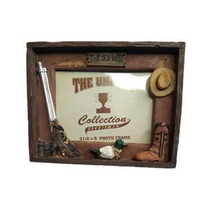 The Unique Collection Sportsman 3.5" X 5 Photo Frame The Old West